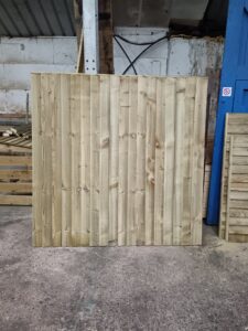 6x6 featheredge fence panel 183w x 180h