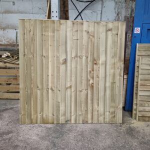 6x6 featheredge fence panel 183w x 180h