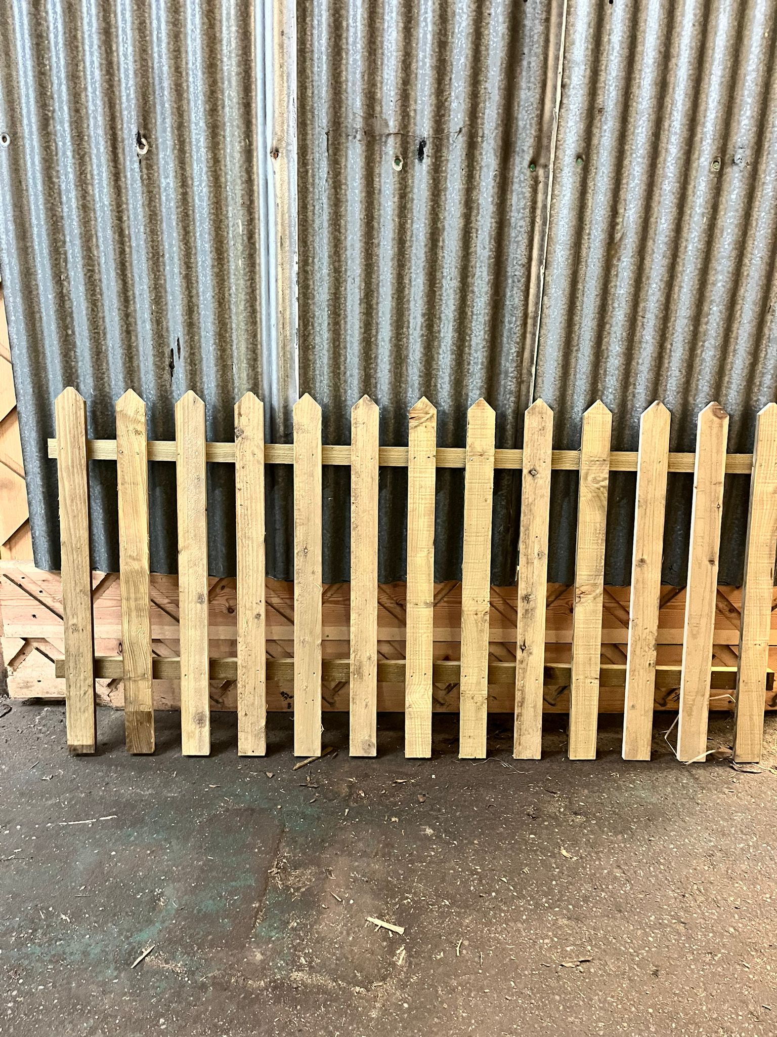 Picket Fence - 90cm height 1.83 wide (3ft height)
