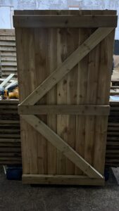 Featheredge gate 180cm height x 90cm wide £50