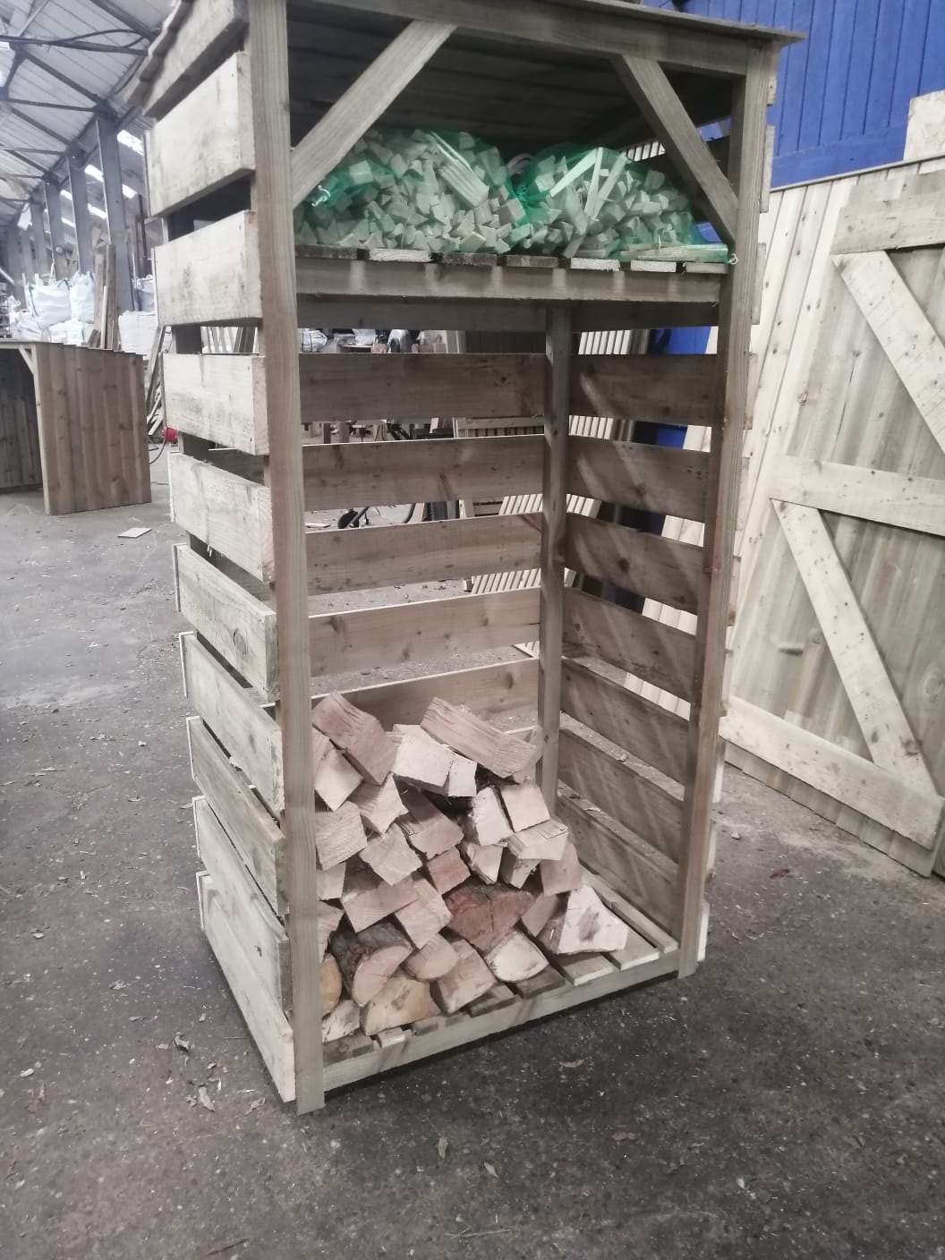 Wood store - 180H x 90W x 60 deep