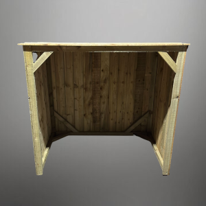 2 Bin Store 134cm Wide x 91cm Deep x 122cm Height