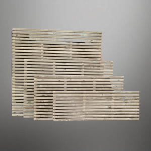 Slatted Fence Panels - 6x2 183cm x 60cm