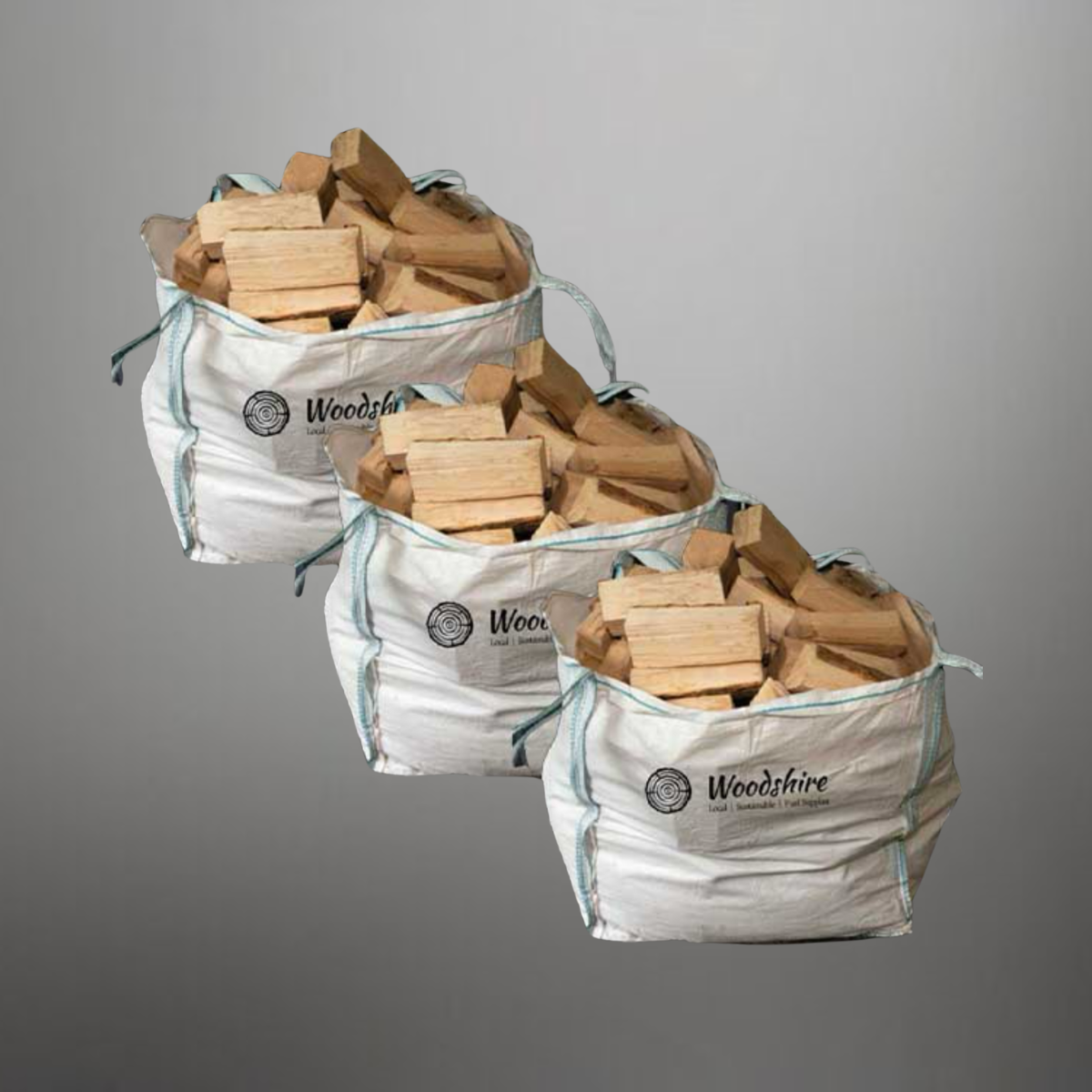 Kiln Dried Hardwood Log Bulk Bags x3
