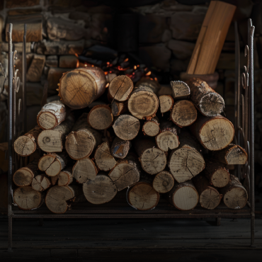 kiln-dried hardwood logs